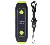 Mimdixy Silbato electrónico, 3 Tonos, 3 Niveles de Volumen, Silbato de Emergencia Manual con luz LED y cordón para Entrenamiento árbitros Deportivos, Entrenadores, Profesores (Verde)
