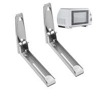 Mimdixy Soporte de Montaje en microondas de Acero Inoxidable, Marco de Soporte, Estante elástico Plegable de Acero, Estante para Horno microondas