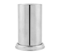 Mimdixy Soporte para palillos de dientes de acero inoxidable, caja almacenamiento hisopos algodón, elegante dispensador palillos dientes metal, contenedor almacenamiento para decoración es