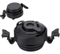 Mimdixy Tapón de colchón de Aire con válvula, 3,74x2,17x1,38 Pulgadas, 3 en 1, Cubierta Accesorios Repuesto para válvula Cama inflado Negra para colchón Cama Aire Inflable