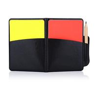 Mimdixy Tarjetas de árbitro, PVC Partido de fútbol Competiciones de Juegos de fútbol Tarjetas Rojas y Verdes Fluorescentes de árbitro, Cartera de árbitro de fútbol para competiciones de