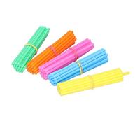 Mimdixy Varillas de conteo de 100 Piezas, Tiras de plástico de Entrenamiento aritmético de 3,8 Pulgadas, Varillas de conteo de Suma y resta Ayuda para la enseñanza de matemáticas