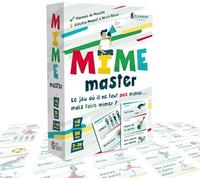 MIME MASTER - Juego de mesa y ambiente - Juego de Mime reinventado - 8 años y más - 3 a 20 jugadores - Locos Risas en familia y amigos - Los lemains Games