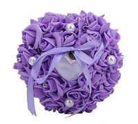 MIMEITOPA Caja expositora de joyas en forma de corazón, para compromiso, boda, aniversario, regalo del día de San Valentín, tapa transparente abierta romántica, forro de terciopelo blanco, mate