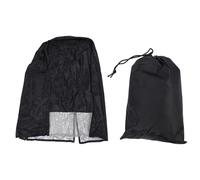 MIMEITOPA - Funda exterior para frigorífico congelador, protección solar impermeable, antipolvo con apertura frontal, dobladillo elástico, correas ajustables, de