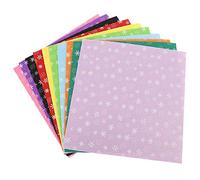 MIMEITOPA Láminas de Tela no Tejida, Material para Manualidades DIY, Parches termoadhesivos para colchas, Fundas de Cojines, Bolsos, Juguetes y manteles. (30 * 30 cm, 10 Colores/Paquete)