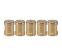 MIMEITOPA para aspersores de césped, boquillas de pulverización de fuente de cobre, diseño de niebla de cabeza plana, cubierta de gran angular eficiente, fácil instalación del (G3/4 pulgadas 10.4 cm)