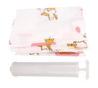 MIMEITOPA Vacuum Storage Bags, Compression Bags for Bedding, Clothes, Blankets, Premium Eco-Friendly Material, Space Saving Storage Solution with Hand Pump (Set de 12 Piezas + Bomba Manual)