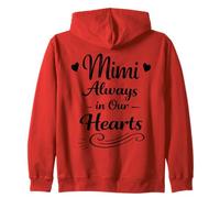 Mimi Always In Our Hearts - Abuela Familiar Orgullosa y Amorosa Sudadera con Capucha