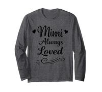 Mimi Always Loved - Orgullosa y Amorosa Familia Nietos Abuela Manga Larga