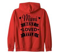 Mimi Best Loved Title - Abuela Favorita de los Nietos de la Familia Sudadera con Capucha