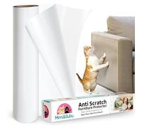 Mimi&Bubu [0.2 mm extra grueso sin BPA] Protector de muebles antiarañazos, protector de sofá adhesivo de una sola cara para gatos y perros, protector de esquina de sofá contra garras, cinta disuasoria