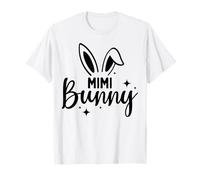 Mimi Bunny Conejos Feliz Pascua Diversión Conejo Conejitos Mujer Camiseta