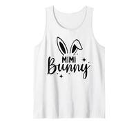 Mimi Bunny Conejos Feliz Pascua Diversión Conejo Conejitos Mujer Camiseta sin Mangas
