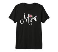 Mimi con Flores y Mariposas, Divertido Regalo para Abuela y Abuela Camiseta Premium