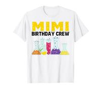 Mimi de The Birthday Science Lab Assistant Matching Family Camiseta