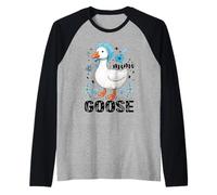 Mimi Goose, Funny Grandma Goose Mother's Day Goose Lover Camiseta Manga Raglan