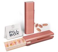 Mimi Medcessories - Bonito juego de pastilleros, elegante y compacto, organizador diario de píldoras, pastillero para medicamentos, contenedor de píldoras para gestión de vitaminas, pastillero