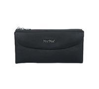 Mimi Mua Cartera grande con solapa de piel. Longitud: 19 cm. Profundidad: 1,5 cm. Altura: 10 cm. Composición: 100% piel auténtica, Negro , Talla única, Monedero