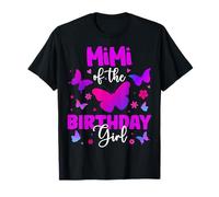 Mimi of The Birthday Girl Butterfly Party Family Matching Camiseta