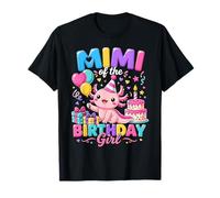 Mimi of The Birthday Girl Cute Axolotl Family Party Camiseta