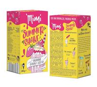Mimi Summer Shake Fresa Panna Cotta 16 x 200 g de 10 porciones - Paquete económico - Refrescante bebida de verano, bebida soluble en polvo con sabor a fresa - Afrutado
