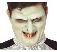 MIMIKRY Nosferatu - Dientes de vampiro para mandíbula superior, reutilizables, terror, Halloween, monstruo