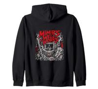 Mimirs Well Works Misterio de runas vikingas nórdicas Sudadera con Capucha