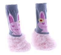 mimiTens MT-680187140463 Bunny - Botines de invierno de peluche, color rosa