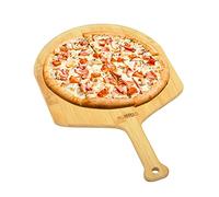 Mimiuo di pala para pizza,Espátula para Pizza de Madera para Pizza, Pan O Tartas,Hacer Pan en el Horno