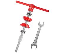 Mimoke Herramienta de presión para Bicicleta Arañas Serie de dirección, Herramientas de instalación para Soportes Inferiores para Platos de Bicicleta BB73 BB86 BB30 BB91 BB92 PF30 (Rojo)
