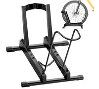 Mimoke Soporte para Bicicletas E-Bike y Bicicletas - Soporte de suelo independiente de acero, ajustable de adelante hacia atrás, para ruedas de 20-29 pulgadas, hasta 38 kg, adecuado para bicicletas