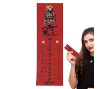 Mimoqk 2025 Tai Sui Protection Card, Year of the Snake Amulet Card, Paper Amulet Card, Feng Shui Prayer Card for Success and Wealth, Paper Auspicious Fortune Card for Lucky Year of Snake