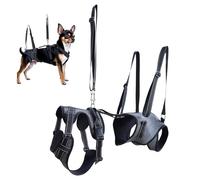 Mimoqk Arnés de elevación canino corporal, correa de soporte corporal integral para perro, correa de asistencia ajustable para rehabilitación y recuperación de animales mayores