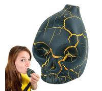 Mimoqk Aztec Death Whistle, Death Whistle, Aztec Death Whistle, Screaming War Whistle, Halloween Screaming Whistle, Halloween Terror Skull Whistle, Aztec Death Whistle for Events