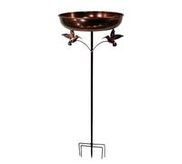 Mimoqk Birdbaths Bowl Outdoor, Bird Bath for Garden, Gardens Hummingbird Bath, Outdoor Bird Drinking Container, Sturdy Hanging Feeder Bowl, Patio Garden Decor Set, Wildlife Care Kit for Outside