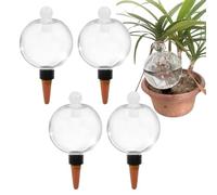 Mimoqk Bolas de riego de 500 ml automáticas con tapa, transparente