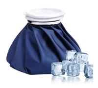 Mimoqk Bolsa de hielo para rodilla, compresas frías para lesiones, bolsa de hielo recargable impermeable | Bolsa de hielo elástica y transpirable sin fugas, paquete caliente y