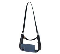 Mimoqk - Bolso transparente para mujer, estilo moderno, con bandera, ajustable, para trabajo, eventos, almuerzo, festival, escuela, concierto, playa, viaje, fiesta, Negro , Se référer au descriptif