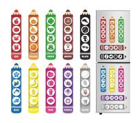 Mimoqk Bright Magnet Pieces, Fun Sorting Game, Engaging Color Activity, Preschool Learning Classroom Tool, Interactive Whiteboard Education Aid, Teaching Gear for Kids, Boys, Girls