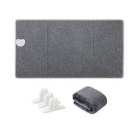 Mimoqk Calefactor Plegable Para Debajo Del Escritorio - Calentador Personal de Espacio - Calentador Eléctrico de Pies con Apagado Automático y Temperatura Regulable para Hogar Dormitorio Sala Garaje