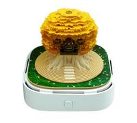 Mimoqk Calendario 3D 2026-3D con escultura de papel de casa de árbol, calendario de mesa 2026 | Planificador decorativo para estudio, oficina, entrada, estante, armario, mesa, dormitorio, sala de