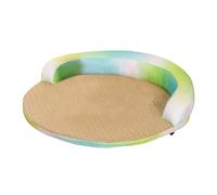 Mimoqk Cama para Perros - Almohadilla de enfriamiento para de Calor, diseño Plegable liviano con Comodidad Suave, Suministros para Mascotas para Cachorros, Cachorros de Gatos ño Pan Senior,