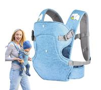 Mimoqk Carrier de recién nacidos, portabebés,Carrier de asiento de cadera de bebé - Cogiss Brow and Back Carry Sling All Seasons Ligera de asiento de cadera de cadera Carrera para viajar y al aire