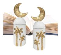 Mimoqk Castles Statue, Resin Decorative, Middle Eastern Decoration, Moon Castles Figurines, Hand-Painted Detail, Sturdy Resin Material, for Living Room, Bedroom, Shelf, Study, Entryway