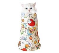Mimoqk Cat Wrap for Nails, Anti-Escape Cat Wrap, Calming Grooming Wrap, Adjustable Grooming Bag, Anti-Scratch Cat Blanket, Pet Nail Cutting Wrap, Soft Cat Grooming Bag, Anti-Runaway Pet Wrap,