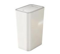 Mimoqk Cata de basura: contenedor de basura, cesta de desecho para espacio, recipiente con tapa, diseño de polvo para ahorrar espacio para fregadero, esquina, uso del hogar, baño, 12.99x3