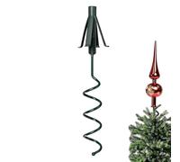 Mimoqk Christmas Tree Topper Holder - Twist-On Supporter, Holiday Christmas Topper Stabilizer, Strong Design, Easy Secure Installation, Tree Accessory, for Homeowners Holiday
