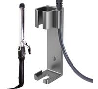 Mimoqk Compact Dryer Holder, No-Drill Wall Mount, Organized Hair Tool Rack, Salon Stylist Beauty Accessory, Household Hotel Hairdressing Storage Fixture, Utility Gear for Women, Dresser, Home