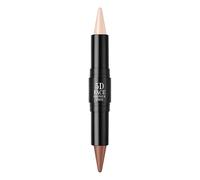 Mimoqk Contour & Highlighter Stick, Doble Ended Face Shaping Pen, Long Lasting Creamy Formula, Easy Blend & Build, Portable & Lightweight, Natural Glow, Beauty for Women Girls